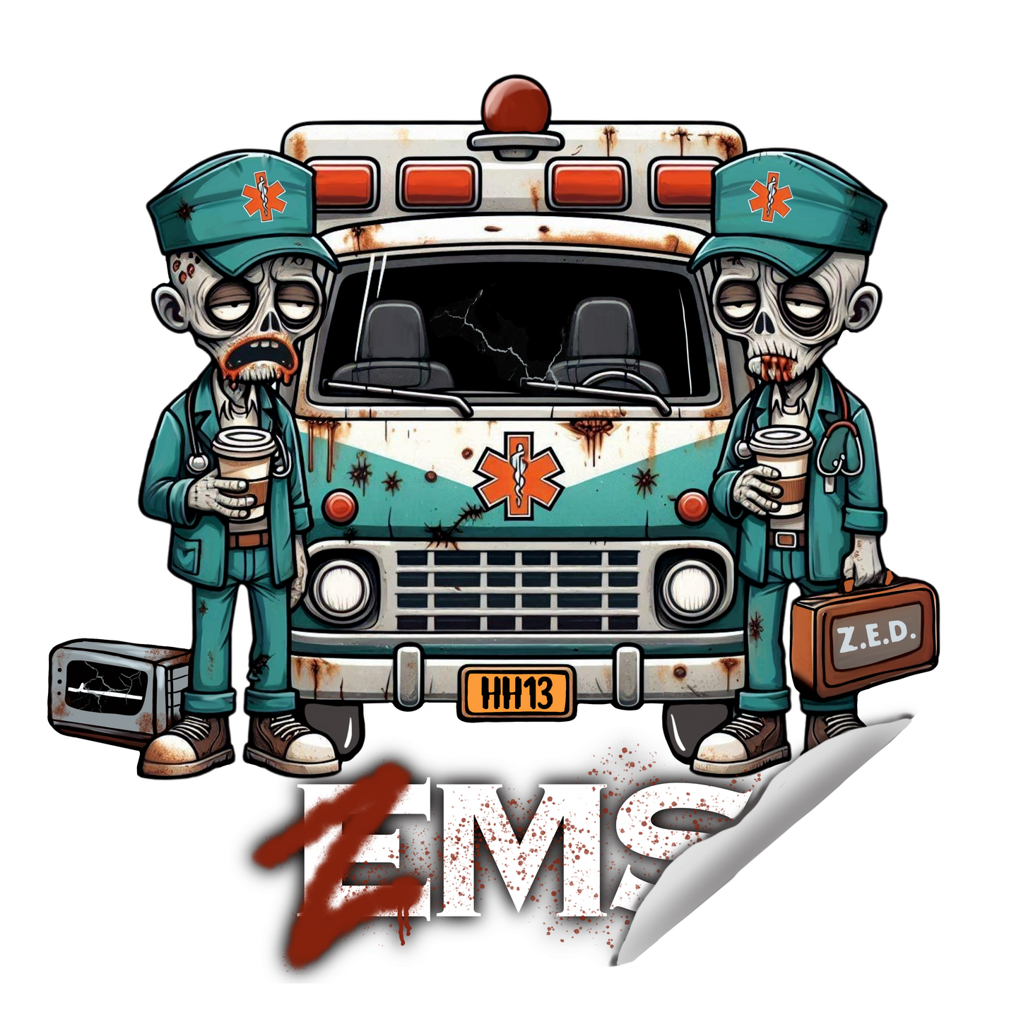 Z-mergency Medical Service Sticker